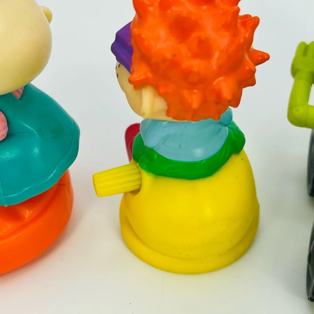 Rugrats Burger King Toys 1998 Lot Of 3 Phil Lil Chuckie Reptar Kids Meal VTG